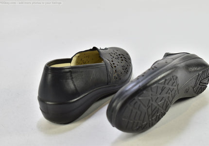 Alpina Damen Halbschuhe Slipper Ballerinas EUR 37 Nr. 25-T 1166-gebrauchte Schuhe-Second hand-SchuhGebraucht