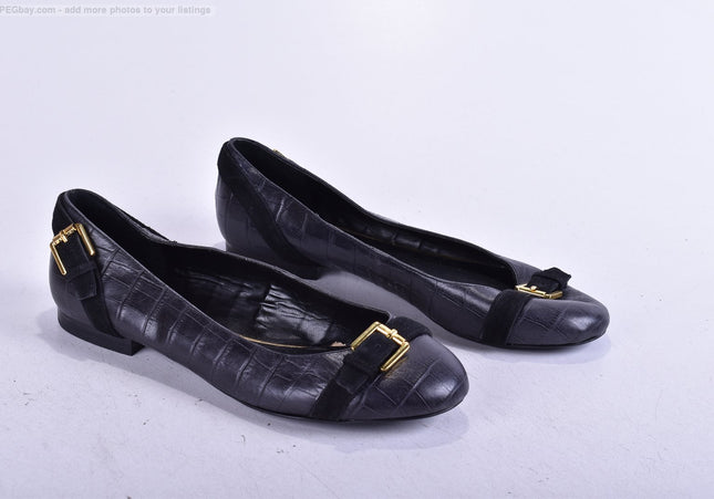 Lauren Ralph Lauren Damen Halbschuhe Slipper Ballerinas US 7B Nr. 25-F 3119-Schuh-Gebraucht-secondhand