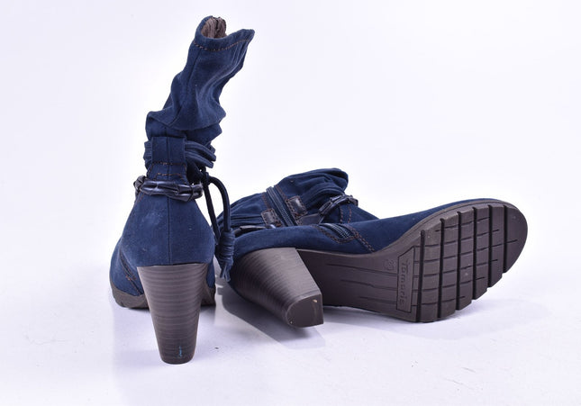 Tamaris Damen Stiefelette Boots EUR 38 Nr. 24-J 396-Schuh-Gebraucht-secondhand