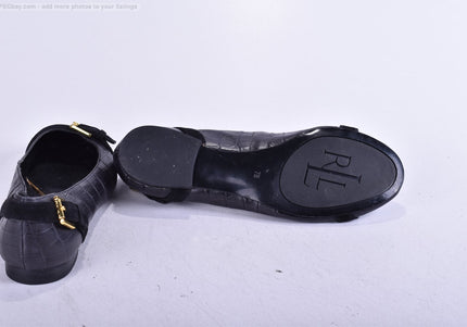 Lauren Ralph Lauren Damen Halbschuhe Slipper Ballerinas US 7B Nr. 25-F 3119-Schuh-Gebraucht-secondhand