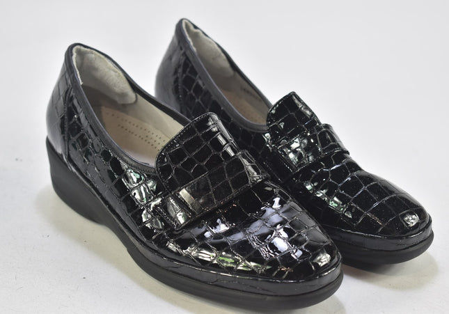 Waldläufer Damen Halbschuhe Slipper Ballerinas UK 7 Nr. 24-N 477-Schuh-Gebraucht-secondhand