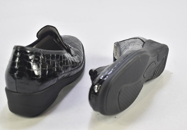 Waldläufer Damen Halbschuhe Slipper Ballerinas UK 7 Nr. 24-N 477-Schuh-Gebraucht-secondhand