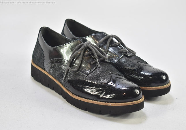 Gabor Damen Halbschuhe Freizeitschuhe UK 5,5 Nr. 25-F 854-Schuh-Gebraucht-secondhand