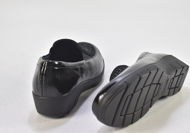 Semler Damen Halbschuhe Slipper Ballerinas SL 25,5cm Nr. 24-N 3170-Schuh-Gebraucht-secondhand