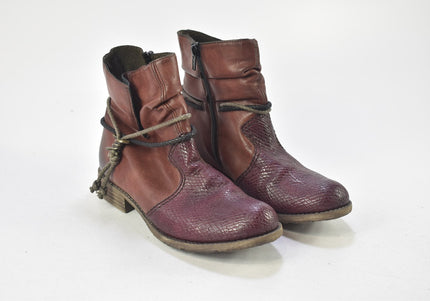 Rieker Damen Stiefelette Boots EUR 38 Nr. 24-U 787-Schuh-Gebraucht-secondhand