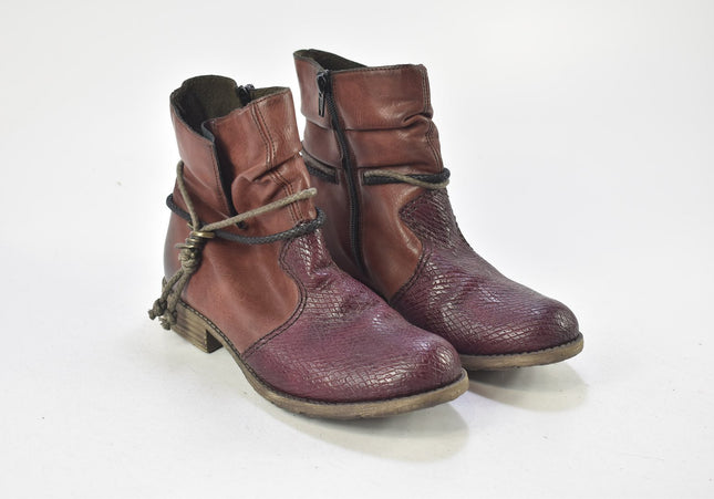 Rieker Damen Stiefelette Boots EUR 38 Nr. 24-U 787-Schuh-Gebraucht-secondhand