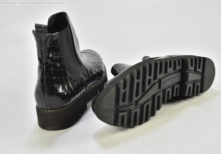 Paul Green Damen Stiefelette Boots UK 5,5 Nr. 25-B 877-gebrauchte Schuhe-Second hand-SchuhGebraucht