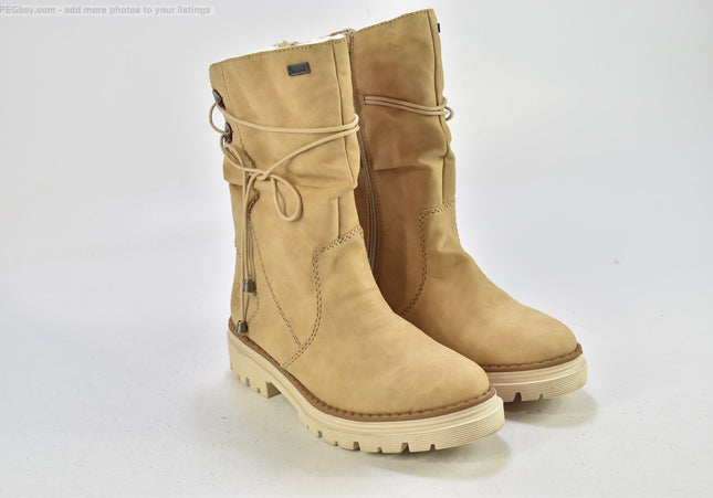 Rieker Damen Stiefelette Boots EUR 36 Nr. 25-B 878-gebrauchte Schuhe-Second hand-SchuhGebraucht