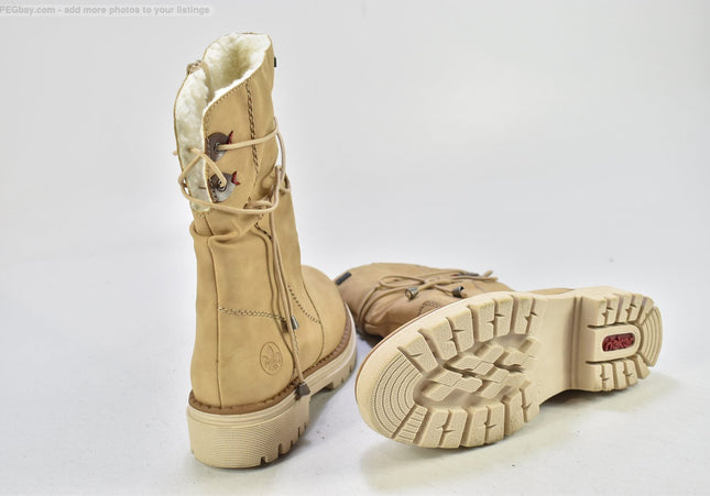 Rieker Damen Stiefelette Boots EUR 36 Nr. 25-B 878-gebrauchte Schuhe-Second hand-SchuhGebraucht