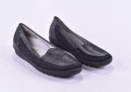 Waldläufer Damen Halbschuhe Slipper Ballerinas UK 4 Nr. 24-M 1900-Schuh-Gebraucht-secondhand