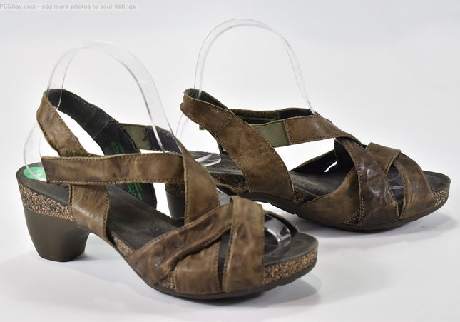 Think Damen Sandale Sandalette EUR 37 Nr. 25-S 1090-Schuh-Gebraucht-secondhand