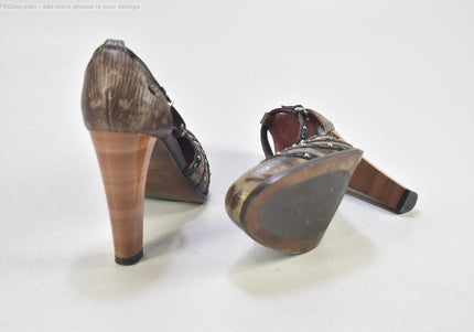 Sportmax Damen Sandale Sandalette EUR 36 Nr. 25-S 509-Schuh-Gebraucht-secondhand