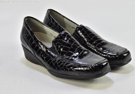 Medicus Damen Halbschuhe Slipper Ballerinas UK 7 Nr. 25-T 1149-gebrauchte Schuhe-Second hand-SchuhGebraucht