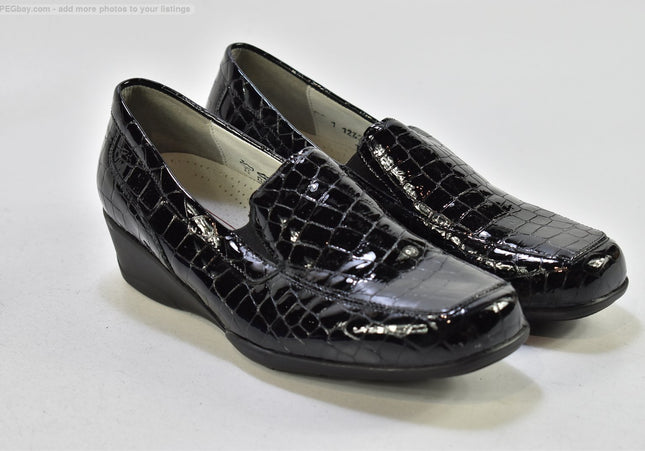 Medicus Damen Halbschuhe Slipper Ballerinas UK 7 Nr. 25-T 1149-gebrauchte Schuhe-Second hand-SchuhGebraucht