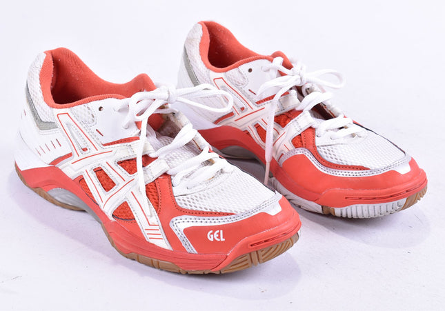 Asics Gel Rocket Damen Sportschuhe Sneaker EUR 39,5 Nr. 24-U 2-Schuh-Gebraucht-secondhand