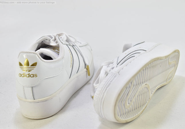 Adidas Superstar Damen Sportschuhe Sneaker EUR 40 Nr. 25-T 1123-gebrauchte Schuhe-Second hand-SchuhGebraucht