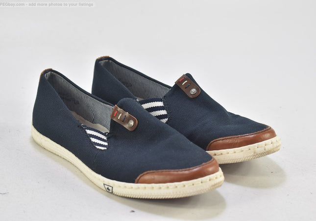 Rieker Damen Halbschuhe Slipper Ballerinas EUR 38 Nr. 25-M 201-Schuh-Gebraucht-secondhand