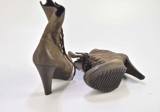 Paul Green Damen Stiefelette Boots UK 4 Nr. 24-B 2617-Schuh-Gebraucht-secondhand