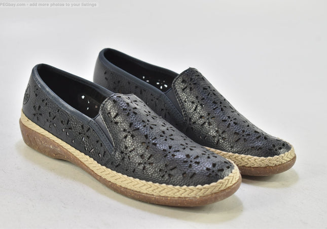 Rieker  Damen Halbschuhe Slipper Ballerinas  Gr. 40 Nr. 26-T 202