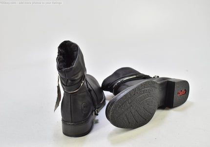 Rieker Damen Stiefelette Boots EUR 38 Nr. 25-B 882-gebrauchte Schuhe-Second hand-SchuhGebraucht