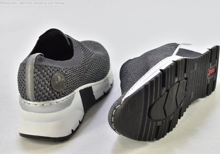 Rieker Damen Halbschuhe Slipper Ballerinas EUR 40 Nr. 25-T 747-gebrauchte schuhe-second hand-SchuhGebraucht