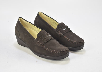 Waldläufer Damen Halbschuhe Slipper Ballerinas UK 4,5 Nr. 24-A 3259-Schuh-Gebraucht-secondhand