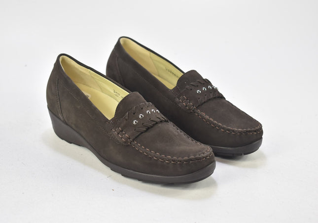 Waldläufer Damen Halbschuhe Slipper Ballerinas UK 4,5 Nr. 24-A 3259-Schuh-Gebraucht-secondhand