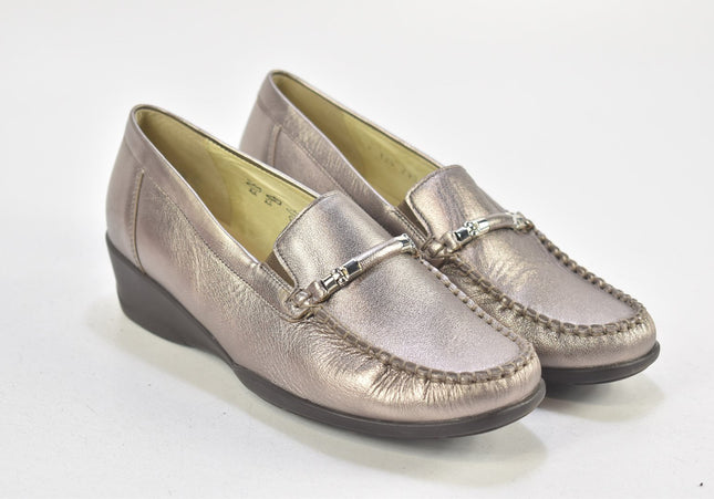 Medicus Damen Halbschuhe Slipper Ballerinas UK 5,5 Nr. 24-F 186-Schuh-Gebraucht-secondhand