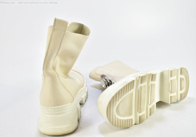 Noclaim Damen Stiefelette Boots EUR 42 Nr. 24-B 5801-Schuh-Gebraucht-secondhand