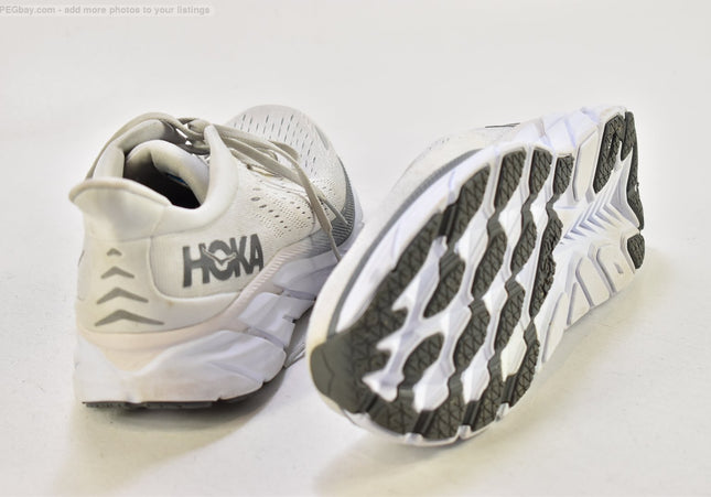 Hoka One Clifton 8 Herren Sportschuhe Sneaker EUR 46 Nr. 25-V 439-gebrauchte schuhe-second hand-SchuhGebraucht