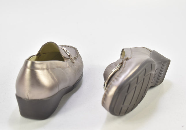 Medicus Damen Halbschuhe Slipper Ballerinas UK 5,5 Nr. 24-F 186-Schuh-Gebraucht-secondhand