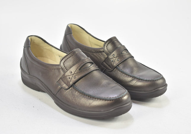 Waldläufer Damen Halbschuhe Slipper Ballerinas UK 4,5 Nr. 24-F 1418-Schuh-Gebraucht-secondhand