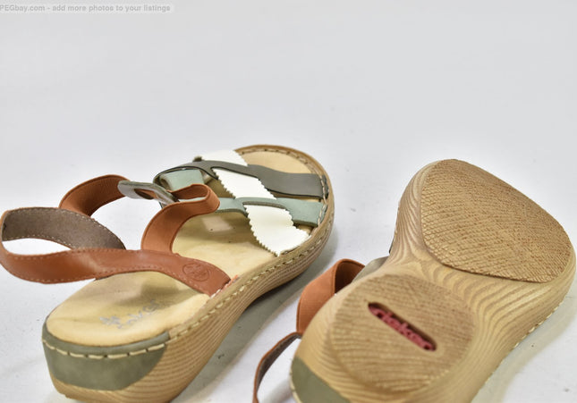 Rieker Damen Sandale Sandalette EUR 42 Nr. 25-S 2836-SchuhGebraucht
