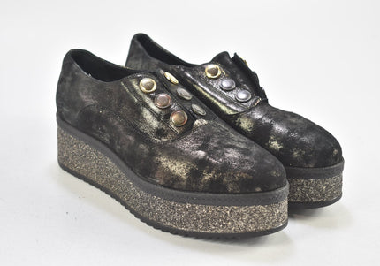 MyJoli Damen Halbschuhe Slipper Ballerinas EUR 38 Nr. 24-F 1419-Schuh-Gebraucht-secondhand