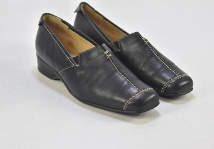 Hassia Emilia Damen Halbschuhe Slipper Ballerinas UK 4 Nr. 24-X 1678-Schuh-Gebraucht-secondhand