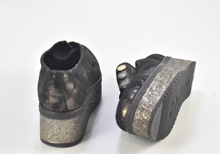 MyJoli Damen Halbschuhe Slipper Ballerinas EUR 38 Nr. 24-F 1419-Schuh-Gebraucht-secondhand