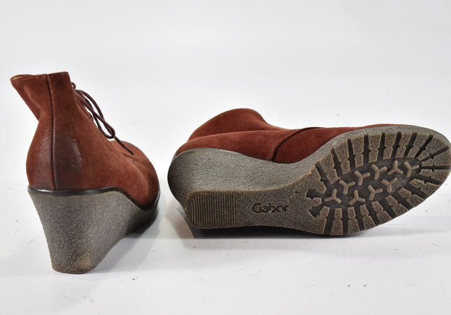 Gabor Damen Stiefelette Boots UK 4 Nr. 24-M 1047-Schuh-Gebraucht-secondhand