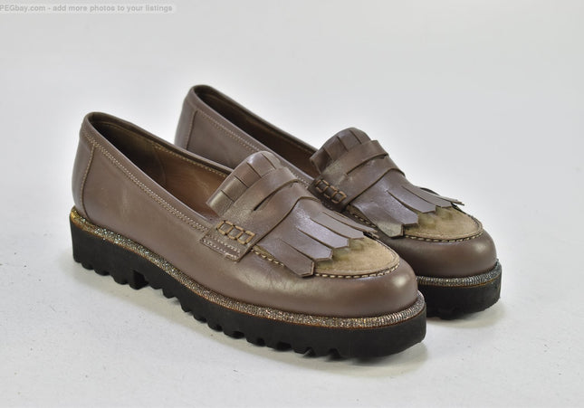 Viamercanti  Damen Halbschuhe Slipper Ballerinas  EUR 37,5 Nr. 25-X 1142