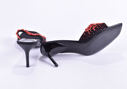 Casadei Damen Sandale Pantolette US 9 Nr. 24-SD 4044-Schuh-Gebraucht-secondhand