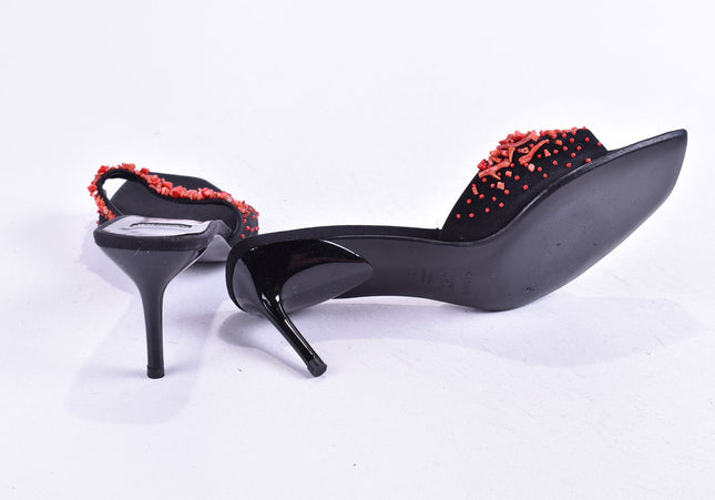Casadei Damen Sandale Pantolette US 9 Nr. 24-SD 4044-Schuh-Gebraucht-secondhand