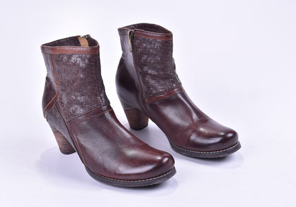 Manitu Damen Stiefelette Boots EUR 38 Nr. 23-A 3589-Schuh-Gebraucht-secondhand