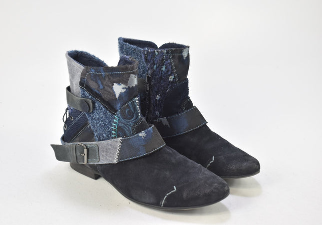 Högl Damen Stiefelette Boots UK 5 Nr. 24-P 2599-Schuh-Gebraucht-secondhand