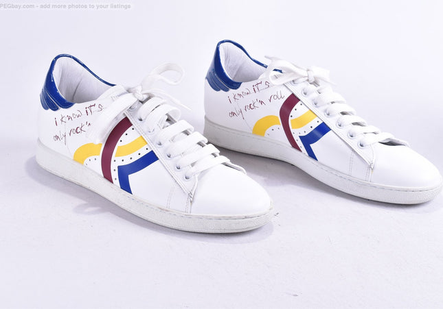 John Richmond Herren Halbschuhe Freizeitschuhe EUR 40 Nr. 25-F 1423-Schuh-Gebraucht-secondhand
