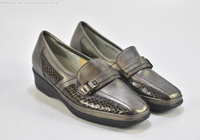 Waldläufer Damen Halbschuhe Slipper Ballerinas UK 5,5 Nr. 25-J 3401-Schuh-Gebraucht-secondhand