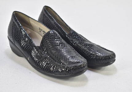 Waldläufer Damen Halbschuhe Slipper Ballerinas UK 6,5 Nr. 24-N 491-Schuh-Gebraucht-secondhand