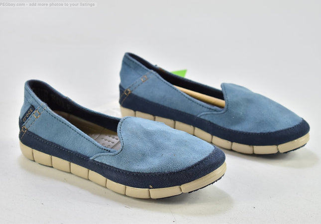 Crocs Damen Halbschuhe Slipper Ballerinas US 6 Nr. 25-Y 715-SchuhGebraucht