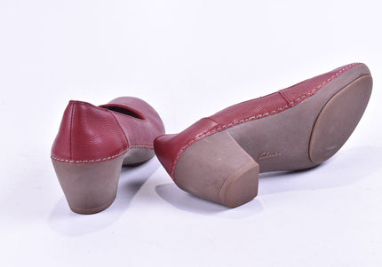 Clarks Damen Pumps High Heels UK 4,5 Nr. 23-F 371-Schuh-Gebraucht-secondhand