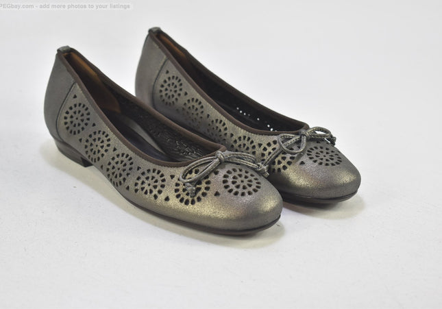 Paul Green Damen Halbschuhe Slipper Ballerinas UK 4 Nr. 25-J 213-Schuh-Gebraucht-secondhand