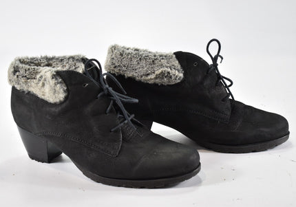 Damen Stiefelette Boots UK 8,5 Nr. 24-M 2648-Schuh-Gebraucht-secondhand