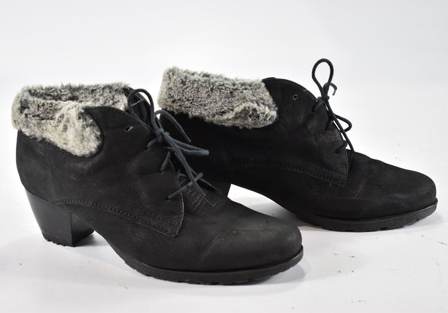 Damen Stiefelette Boots UK 8,5 Nr. 24-M 2648-Schuh-Gebraucht-secondhand
